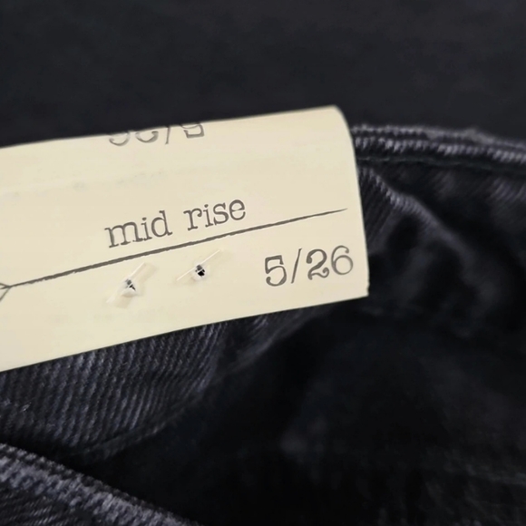 Ban-Jara Black ripped Rhinestone Jeans size 5/26 New - Picture 6 of 9